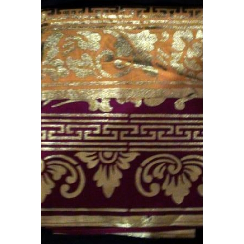 Gold-painted Sarong with Under-cloth