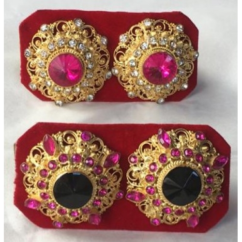 Subeng Emas with Jewels (brass earrings)